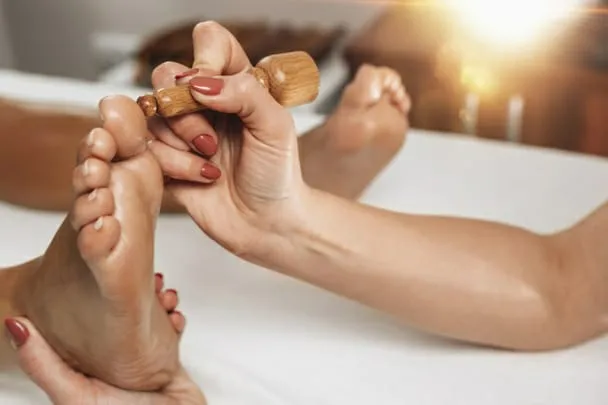 Acupressure and reflexology therapy